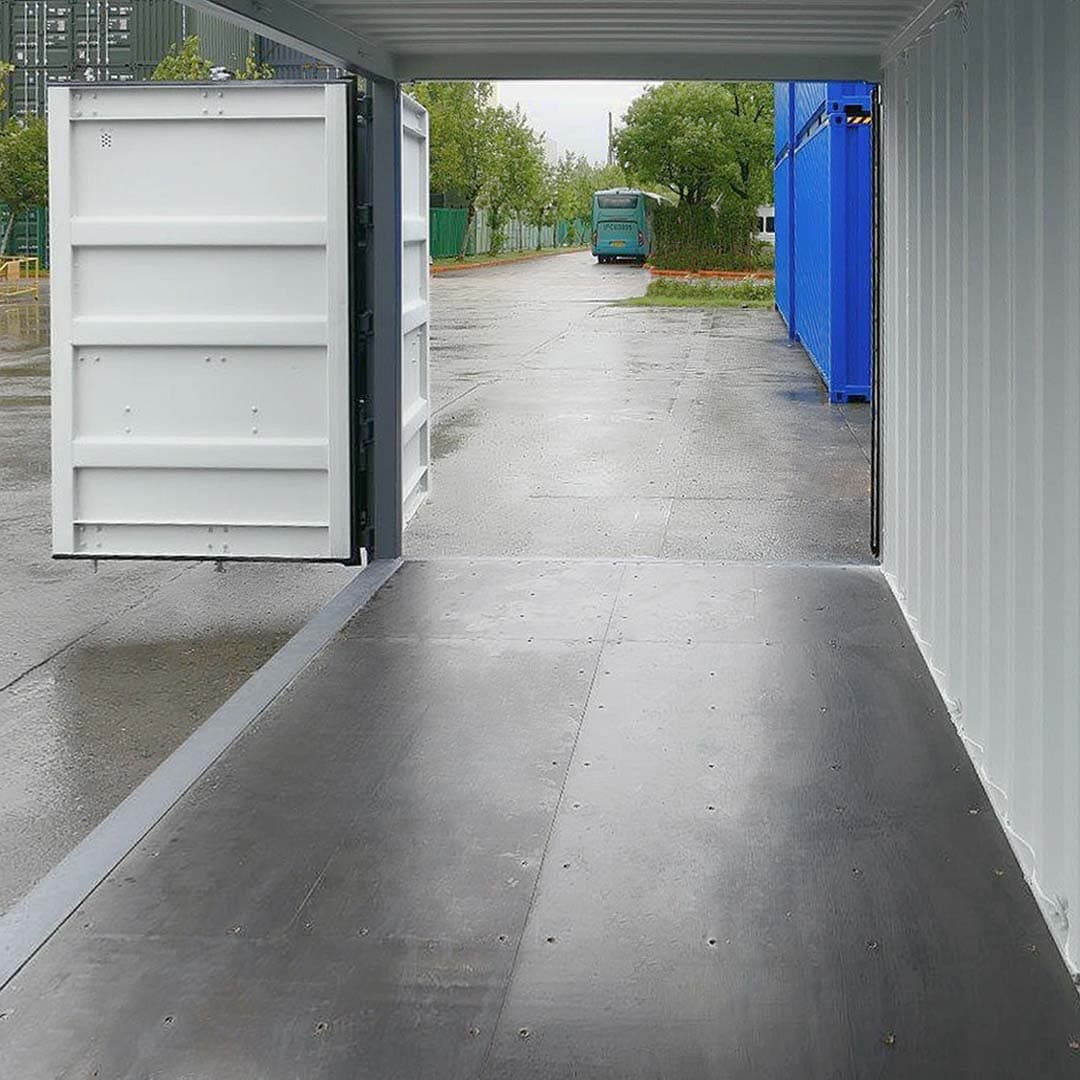 20&rsquo; New (1-trip) &ldquo;Openside&rdquo; Shipping Container - Container Express Services PTY LTD
