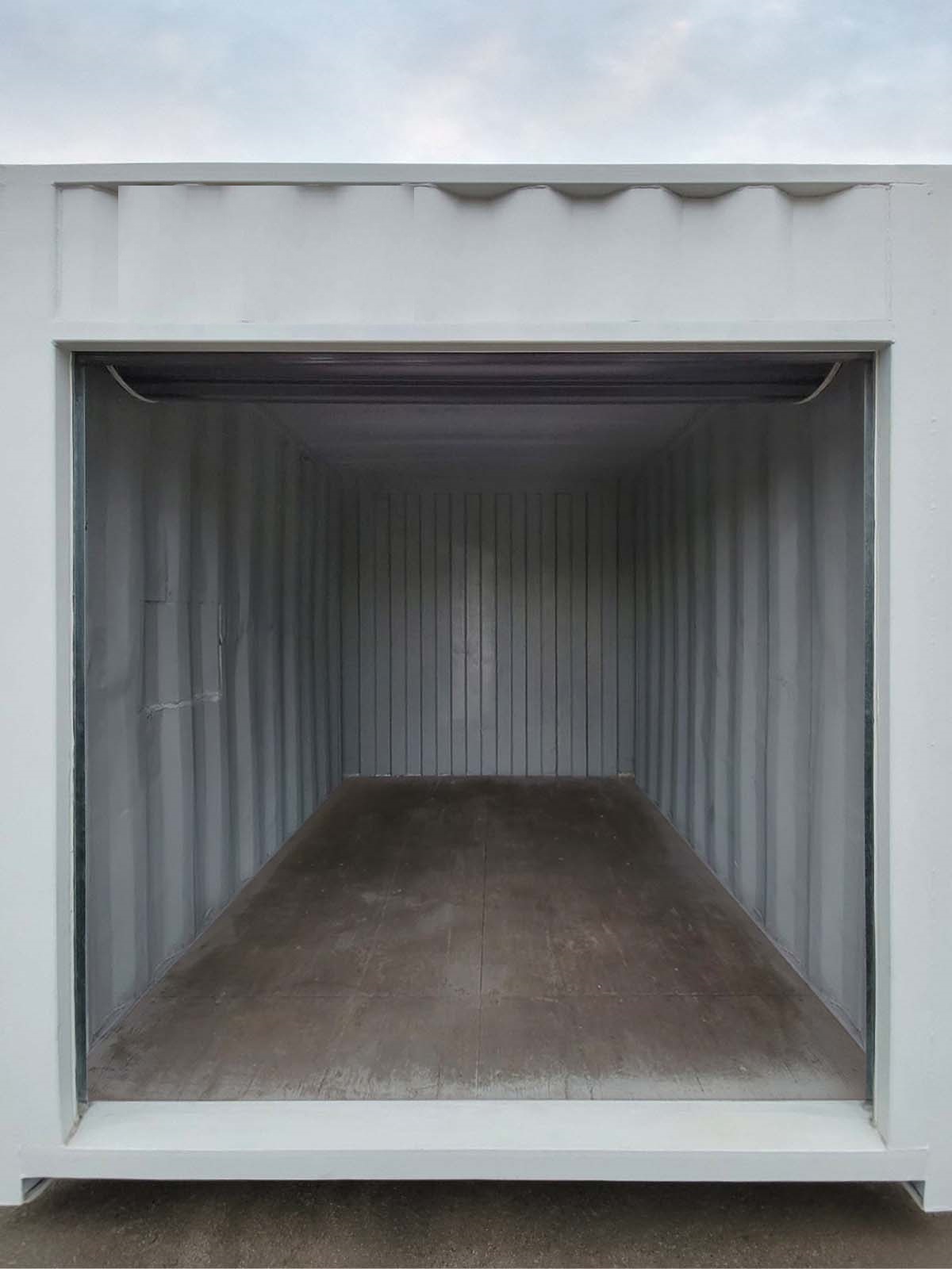 10&rsquo; &ldquo;Cut Down&rdquo; Used Container + Rollup - Container Express Services PTY LTD