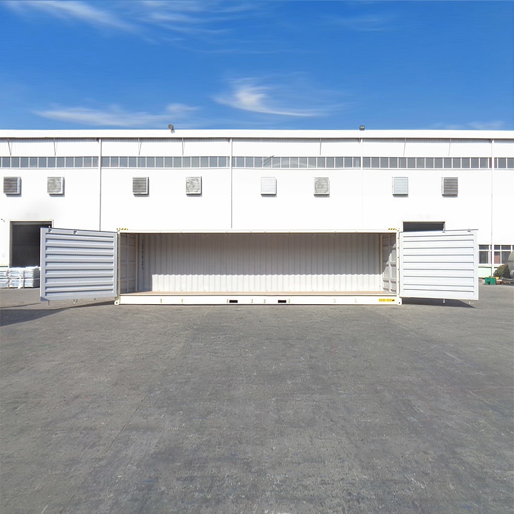 40&rsquo;HC New (1-trip) &ldquo;Openside&rdquo; Shipping Container - Container Express Services PTY LTD