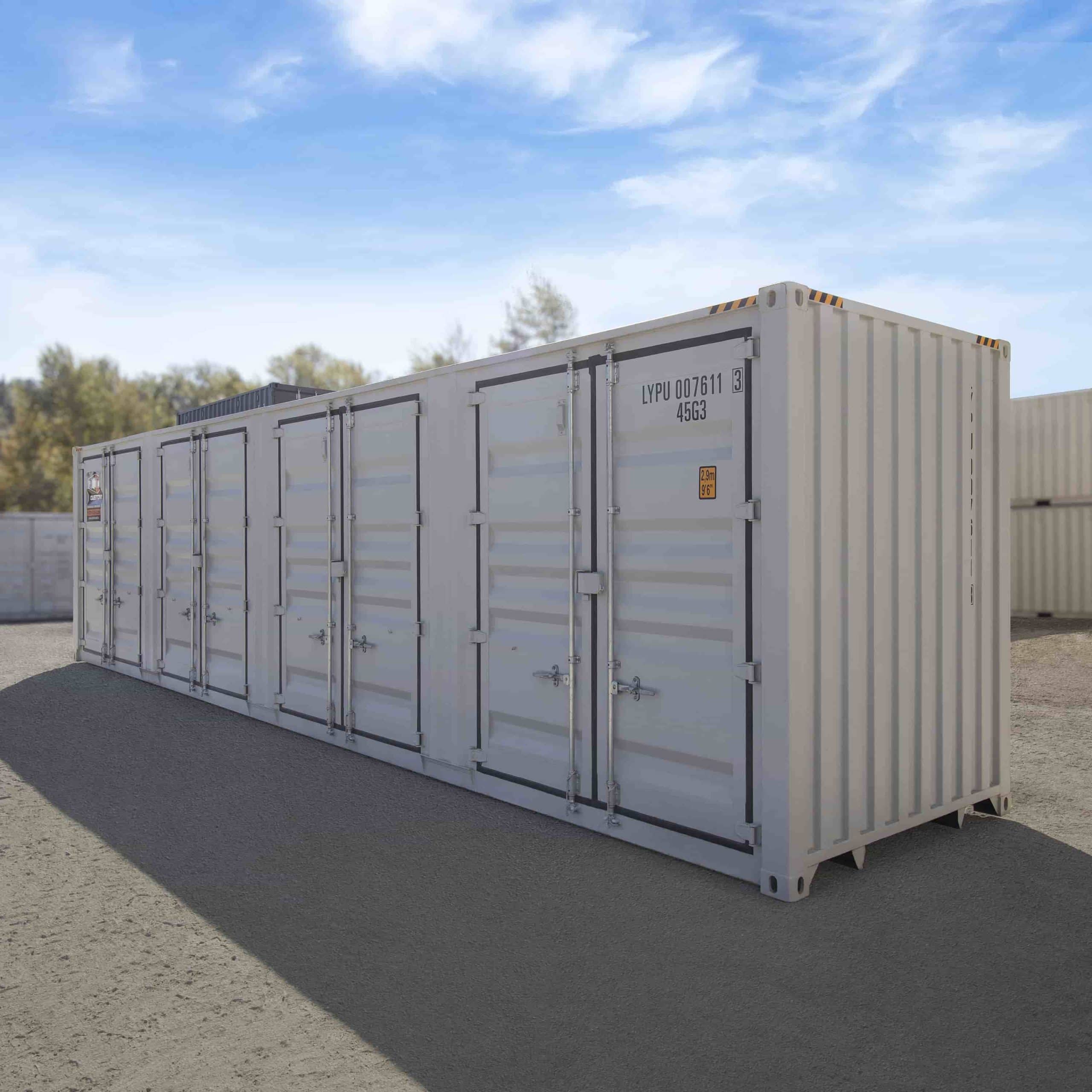 40&rsquo;HC New (1-trip) Shipping Container with 4 x Side Doors - Container Express Services PTY LTD
