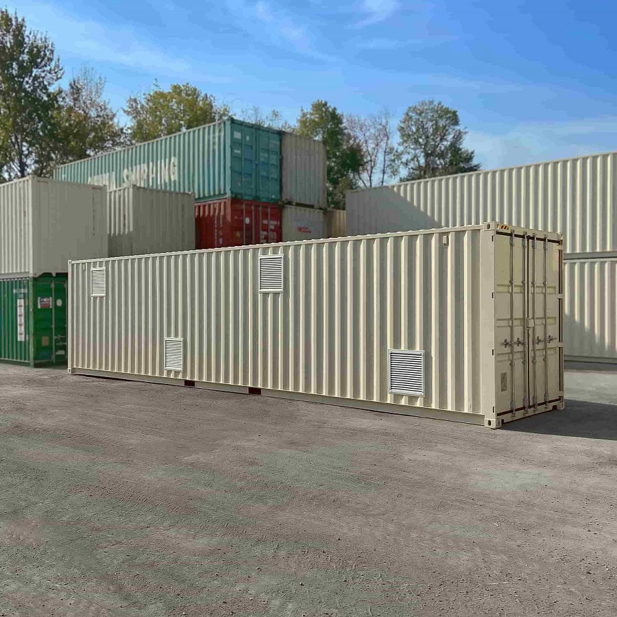40&rsquo;HC &ldquo;CONTAINMENT CUBE&rdquo; with 4 x Roll Up Doors - Container Express Services PTY LTD