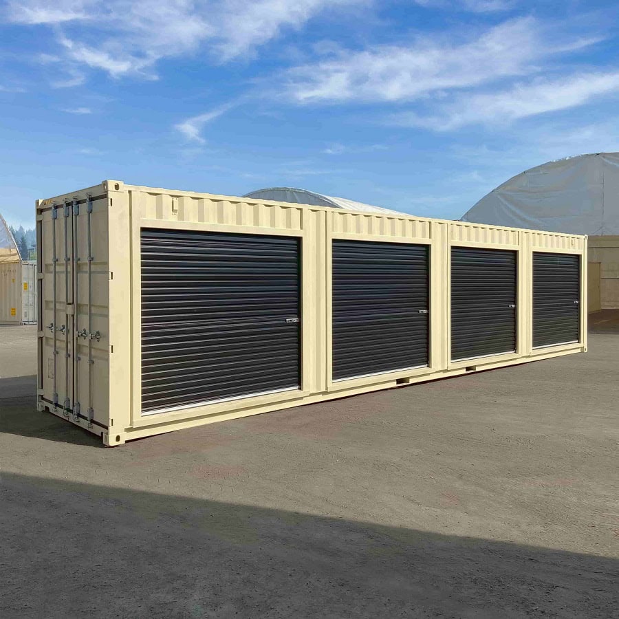 40&rsquo;HC &ldquo;CONTAINMENT CUBE&rdquo; with 4 x Roll Up Doors - Container Express Services PTY LTD