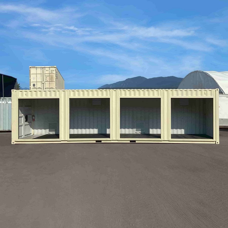 40&rsquo;HC &ldquo;CONTAINMENT CUBE&rdquo; with 4 x Roll Up Doors - Container Express Services PTY LTD
