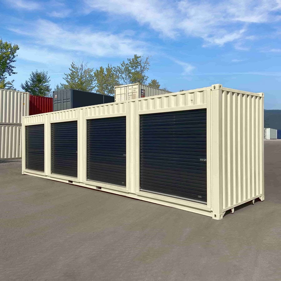 40&rsquo;HC &ldquo;CONTAINMENT CUBE&rdquo; with 4 x Roll Up Doors - Container Express Services PTY LTD