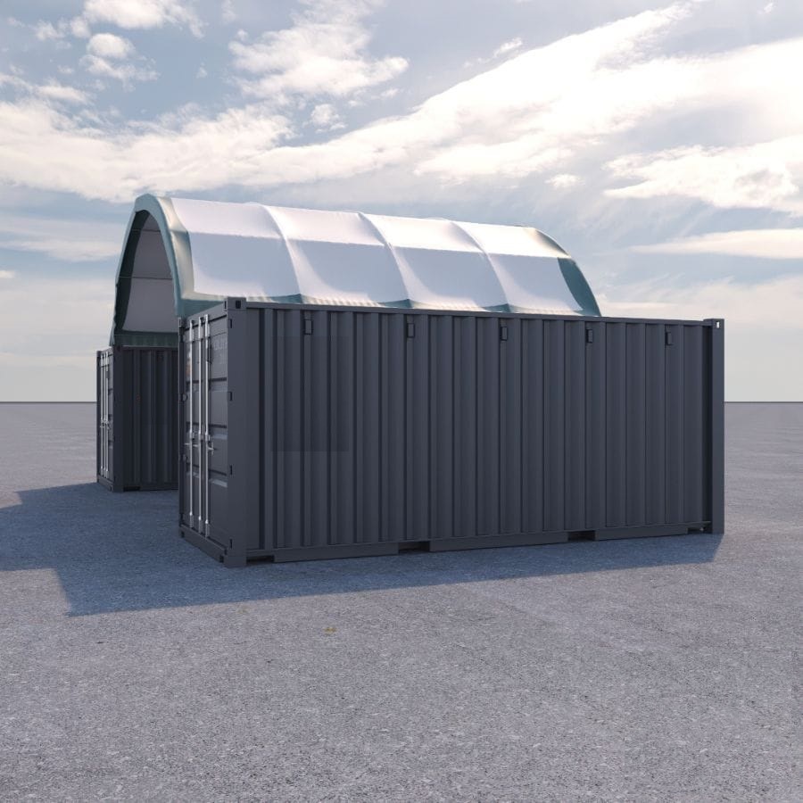 20&rsquo; x 20&rsquo; Fabric Container Shelter - Container Express Services PTY LTD