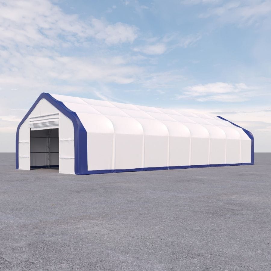 Dual Truss Storage Shelter (30&prime; x 80&prime; x 20&prime;) - Container Express Services PTY LTD