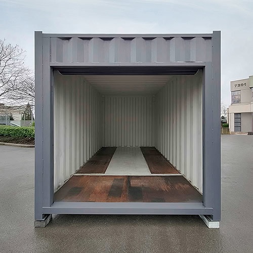15&prime; &ldquo;Cut Down&rdquo; Used Container + Rollup - Container Express Services PTY LTD