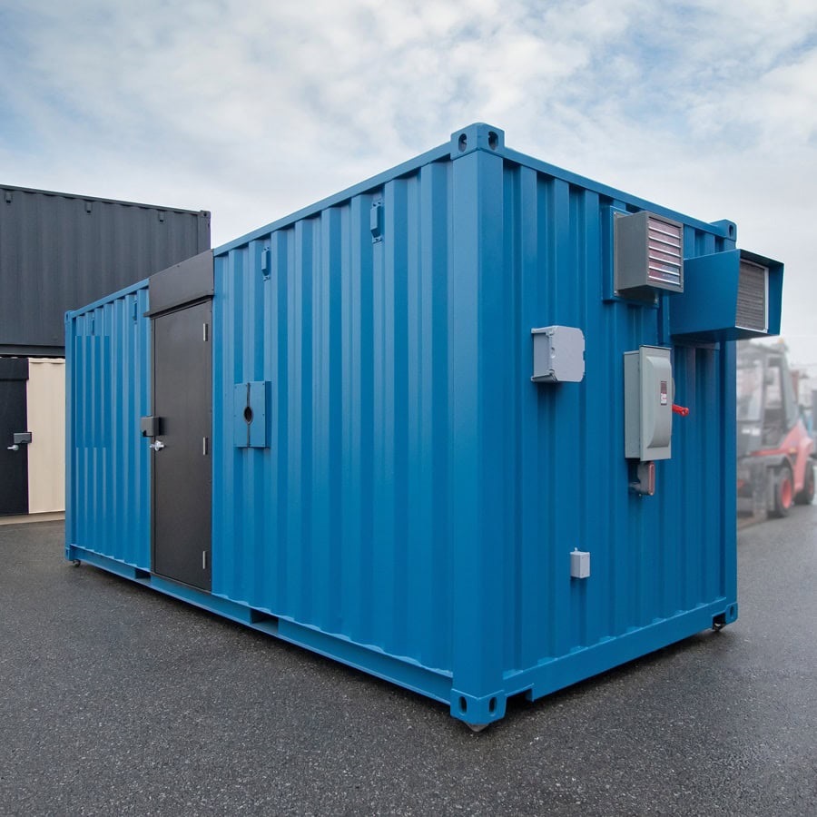 Shipyard Machinery Enclosure - Container Express Services PTY LTD