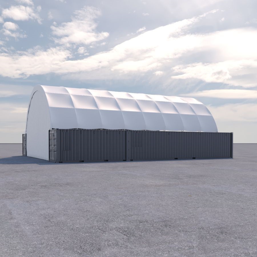 40&rsquo; x 60&rsquo; Container Shelter - Container Express Services PTY LTD