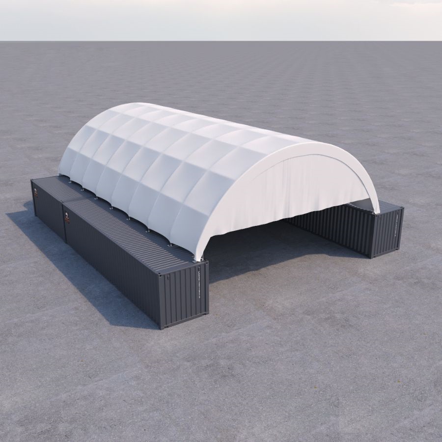 40&rsquo; x 60&rsquo; Container Shelter - Container Express Services PTY LTD