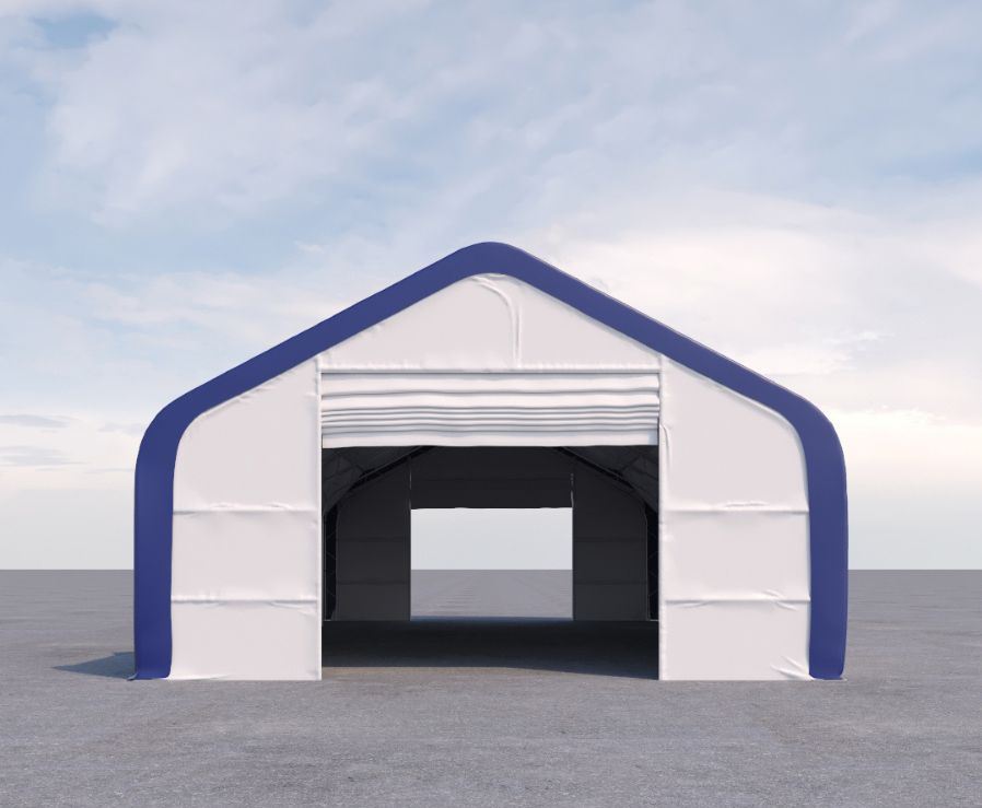 Dual Truss Storage Shelter (30&prime; x 60&prime; x 20&prime;) - Container Express Services PTY LTD