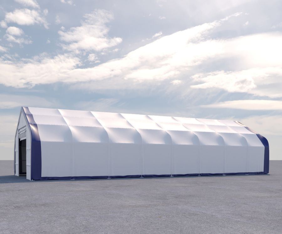 Dual Truss Storage Shelter (30&prime; x 80&prime; x 20&prime;) - Container Express Services PTY LTD