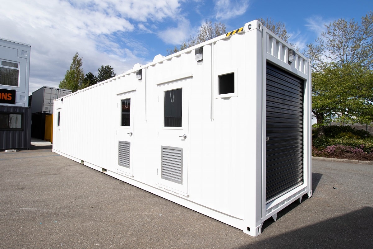 40&rsquo; Custom Mechanical Enclosure - Container Express Services PTY LTD