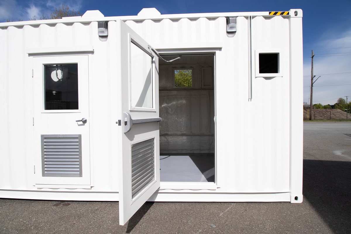40&rsquo; Custom Mechanical Enclosure - Container Express Services PTY LTD