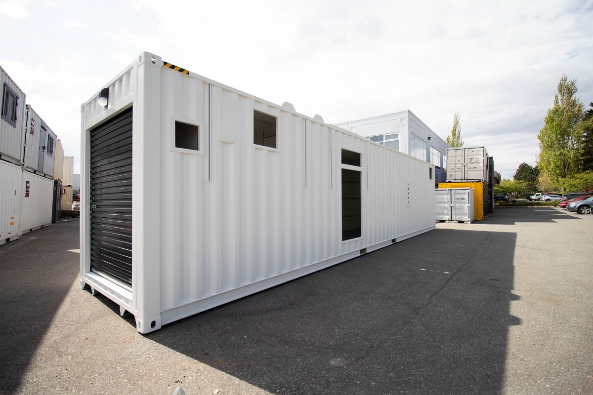 40&rsquo; Custom Mechanical Enclosure - Container Express Services PTY LTD