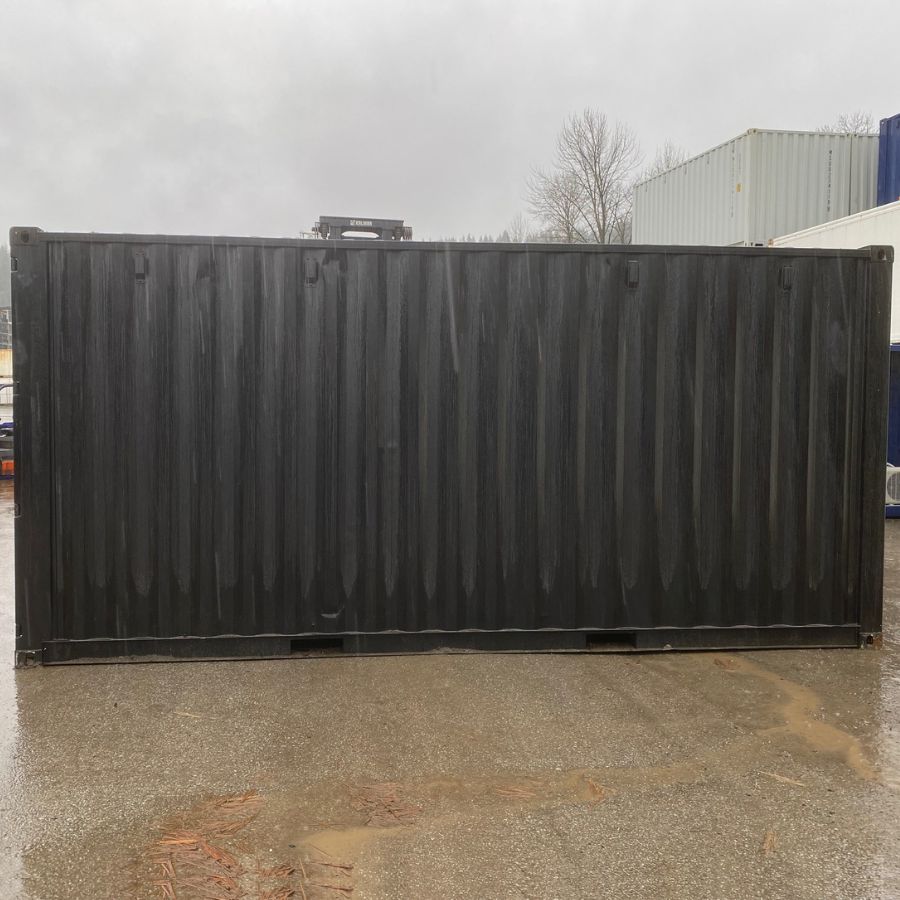 20&rsquo;HC New (1-Trip) Shipping Container &ndash; Painted Black - Container Express Services PTY LTD