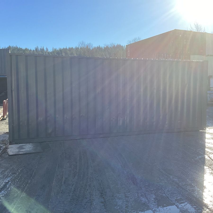25&rsquo;HC Used Shipping Container (Painted Slate Grey) - Container Express Services PTY LTD