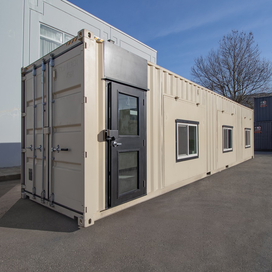 40&rsquo; Art Studio w/Flip up Doors - Container Express Services PTY LTD